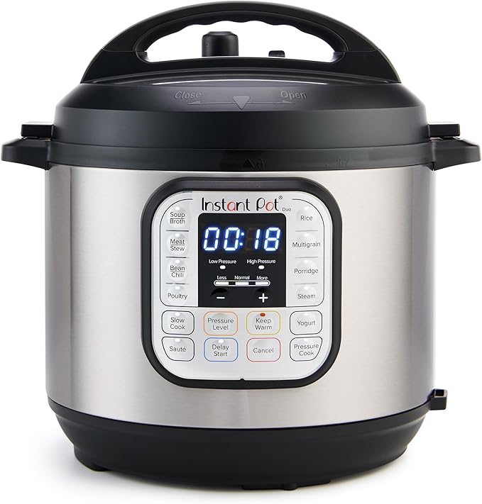 Instant Pot Duo 7-in-1 Electric Pressure Cooker, Slow Cooker, Rice, Steamer, Sau
