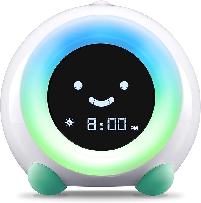 LittleHippo Mella: Kids Alarm Clock, Ready to Rise Children's Sleep Trainer, Nig