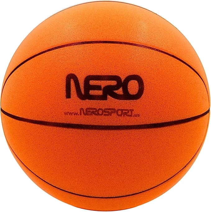 NERO SPORT Ninja Silent Basketball- Soft Foam Indoor Hoop Play | Soundless Ball 
