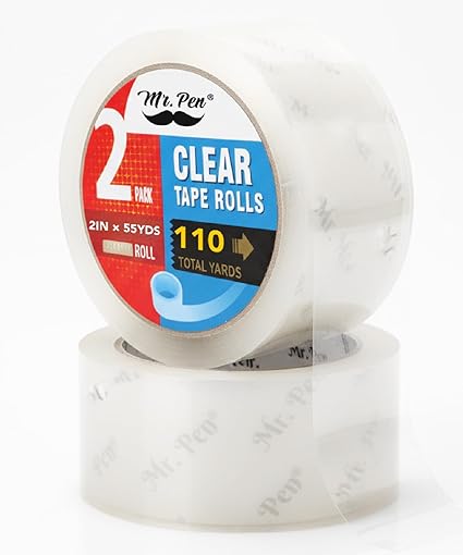 clear packing tape for assembling DIY wind tunnel tube