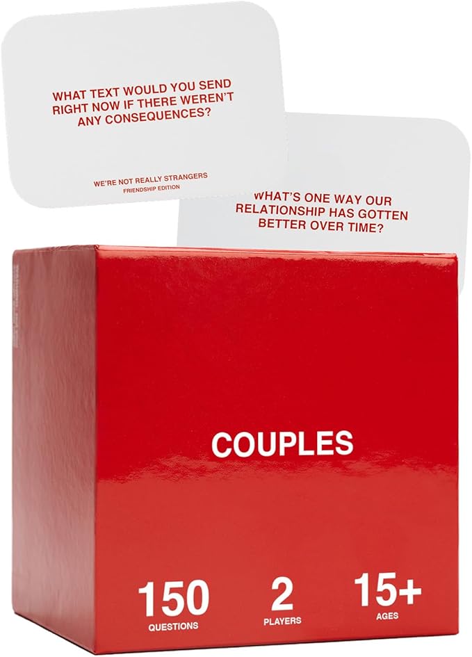 We are Not Really Strangers couples conversation card game for date night