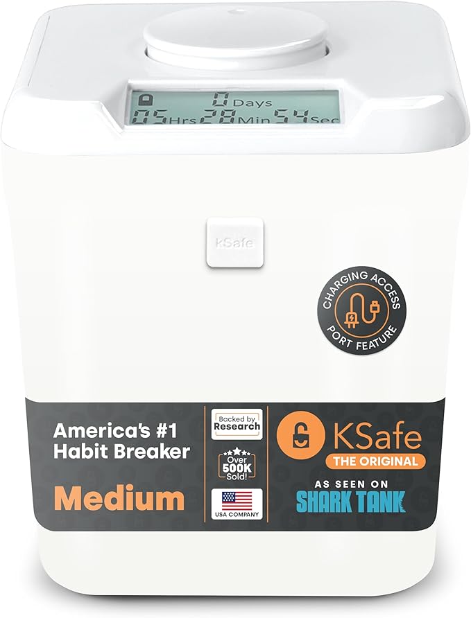 K-Safe time locking container phone lockbox parent control