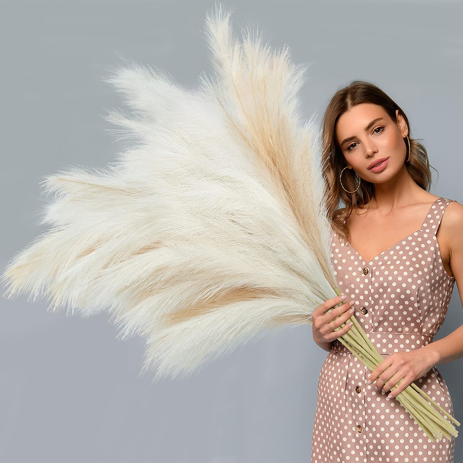 faux dried pampas grass stems set amazon under 30 home decor