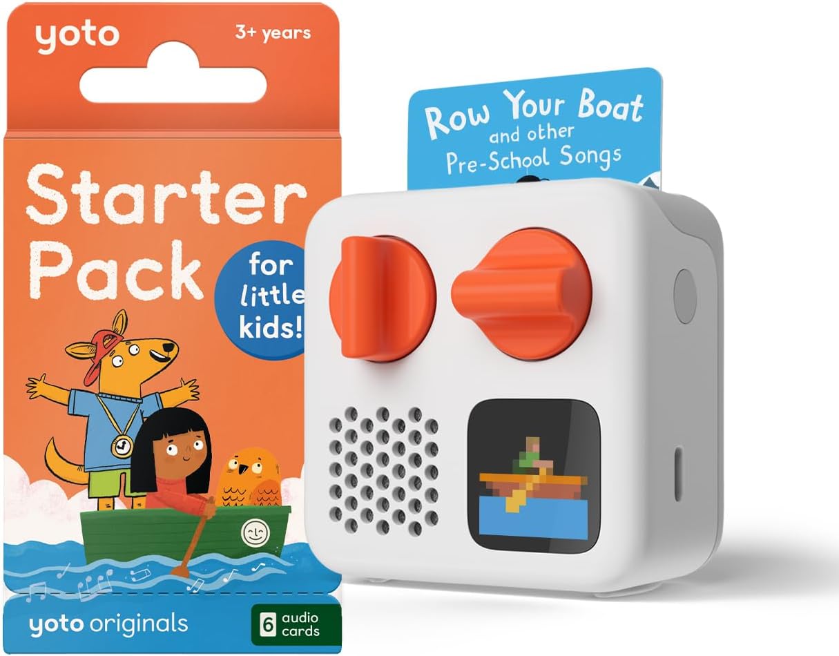 Yoto Mini screen free audio player for ADHD kids replace tablet time