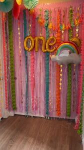 DIY Birthday Photo Backdrop for Kids&rsquo; Parties (Cheap, Easy, No Stand Needed)